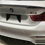 BMW M4 シートの色剥がれ補修