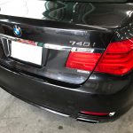 BMW 740i シートのクリーニングと色落ち補修