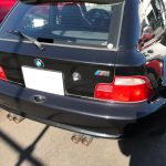 BMW Z3 本革シートのひび割れ、色抜け補修