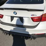 BMW M4 本革シートの色移り補修