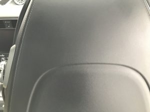 ポルシェ 911ターボS シートバック(背面)の擦り傷補修