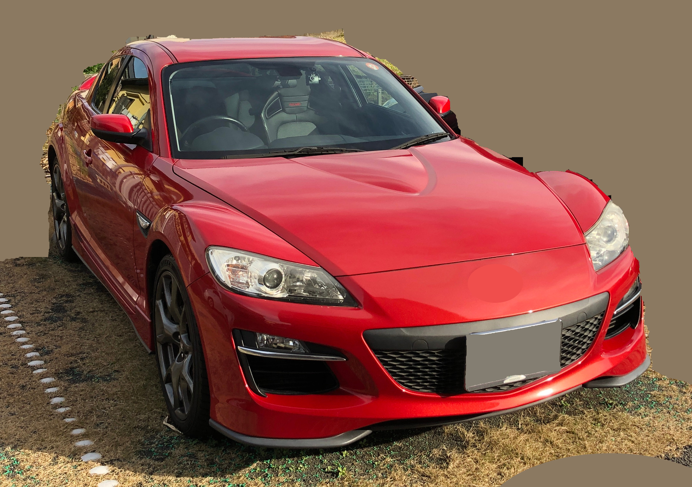 値下げ】マツダ RX-8前期 レザーシート（赤/黒） - 内装、インテリア