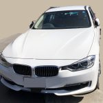 BMW 320i 本革シートの焦げ穴補修