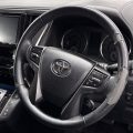 トヨタ ヴェルファイア ステアリングの表皮剥がれ補修
