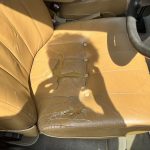 ボルボ 240 本革シートの部分張替