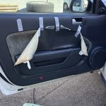 フォード マスタング ドアトリムの生地張替え